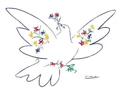 La colombe de la paix Pablo Picasso
